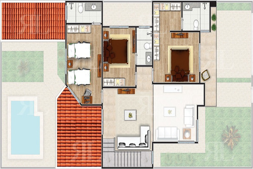 Imagem 9 de 9 de Pj Sobrado Alto Padrão 4q 255m² - Terreno: 11x22