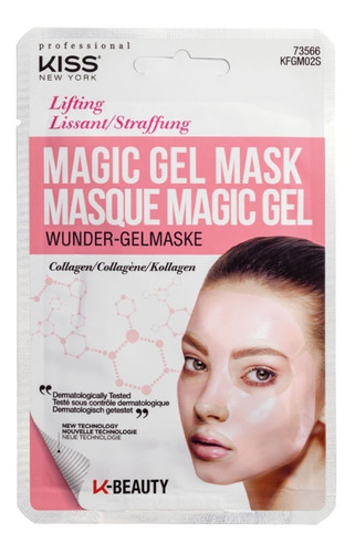 Imagem 1 de 2 de Máscara Facial Kiss New York - Magic Gel Mask Colágeno