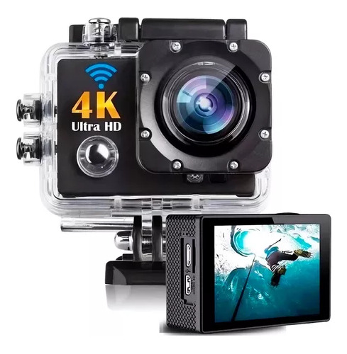Imagem 5 de 7 de Câmera Filmadora Action Pro 4k Sports Ultra-hd Wi-fi Control