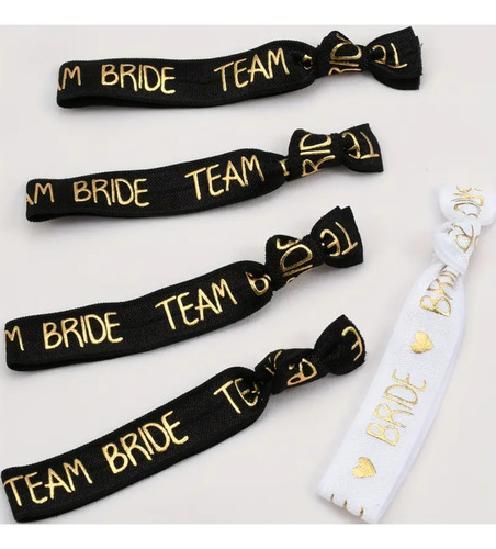 5 Pulseras Hora Loca Despedida Soltera Bride To Be Team