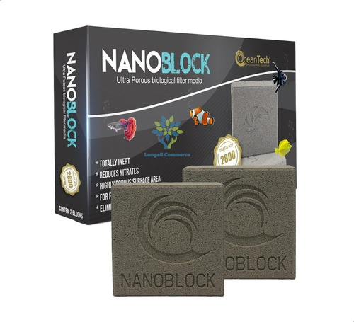 Mídia Biológica Nanoblock Ocean Tech Trata 2800l C/ 2 Un