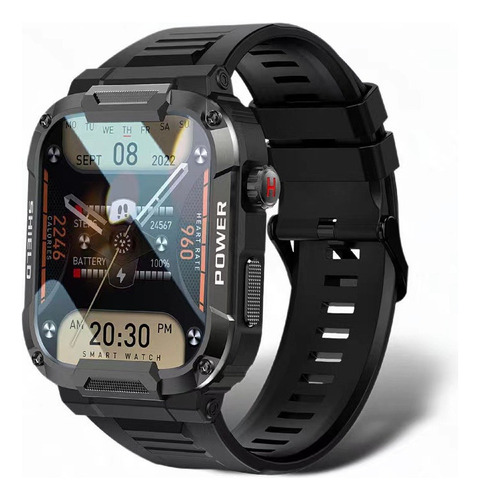 Reloj Inteligente Hombre Militar Ip68 Impermeable Andr Ios