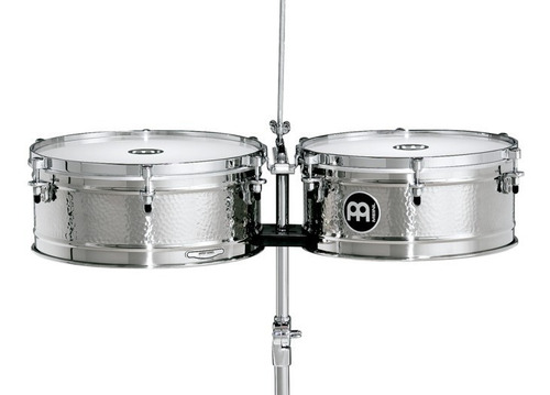 Timbales Meinl 14+15 Acero  Luis Conte Lc1sts