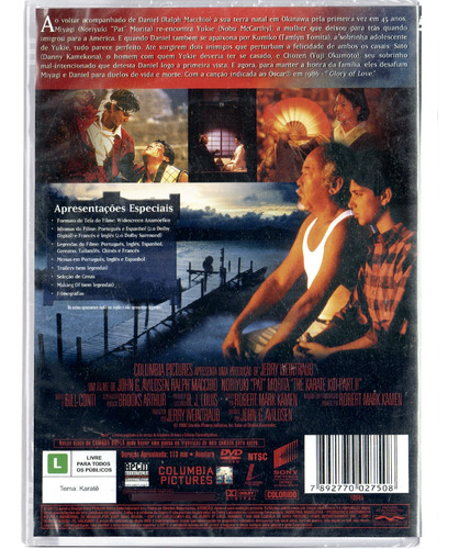 Dvd Karatê Kid 2 A Hora Da Verdade Continua Original Lacrado