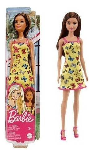 Muñeca Barbie Chic Mattel Vestido Amarillo