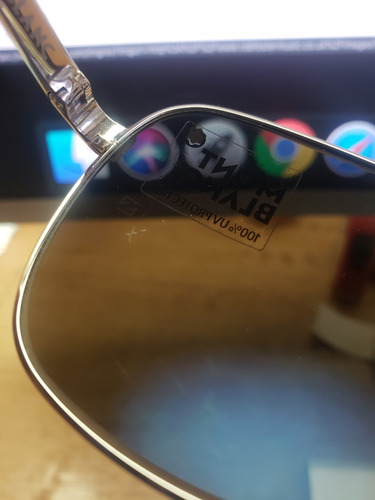 Lentes Gafas Mont Blanc Mb649s Shiny Aviator Italy 56mm Suns