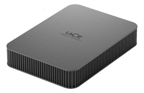 Disco portátil Hd External Lacie de 5 TB USB-c STLP5000400 Cor Prateado