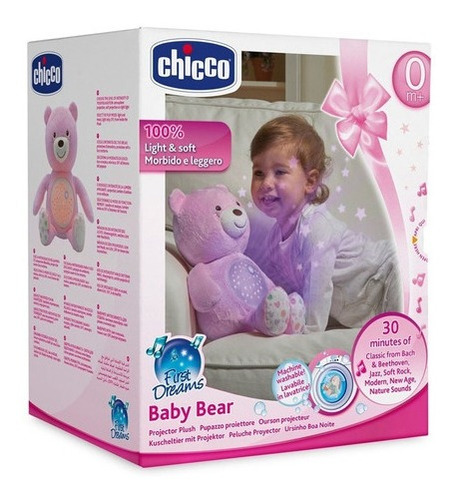 Chicco Proyector Baby Bear Rosa 80151 