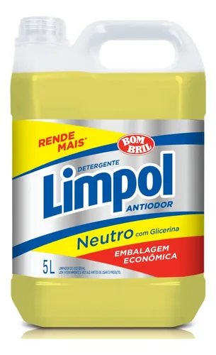 Detergente Líquido Neutro Limpol 5 Litros