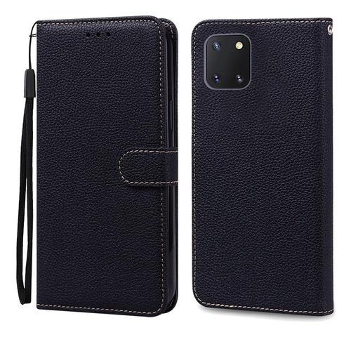 Funda De Piel Tipo Cartera Para Teléfono Samsung Galaxy Note