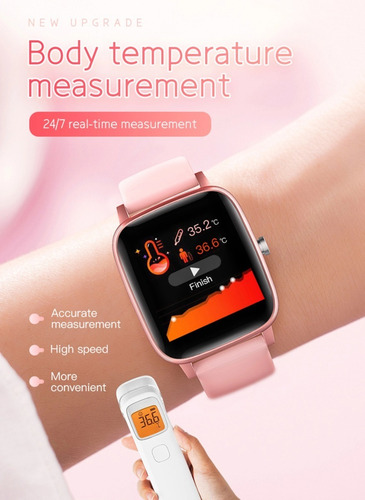 Reloj Inteligent Smartwatch T98 Presion Temperatura Oximetro