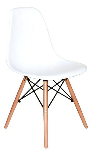 Silla blanca Charles Eames