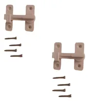 Comprar Kit 2 Trincos Para Porta Sanfonada Bege + Parafusos
