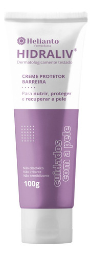 Creme Barreira Hidraliv Protetor Nutrir A Pele 100g Helianto