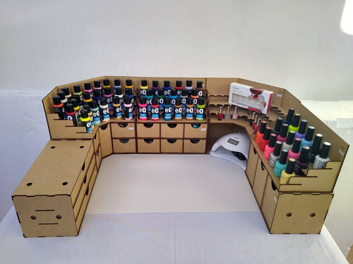 Imagen 10 de 10 de Nico Estacion Modular Trabajo Esquinero Botel 26 Mm (etm 15)