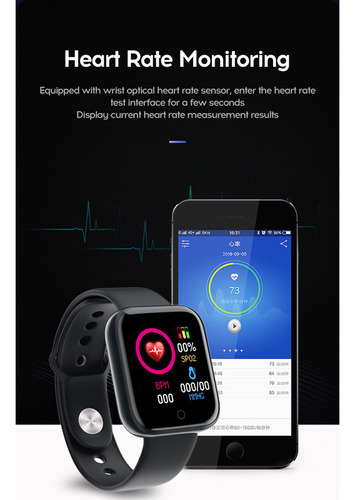 Reloj Inteligente Y68 Reloj Deportivo Bluetooth Para Estudia