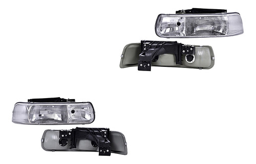 2) Faros Delanteros Depo Suburban Chevrolet 2000-2006