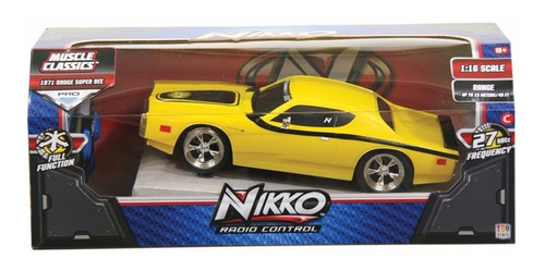 Nikko Auto A Radio Control Dodge Super Bee 1971 1:16