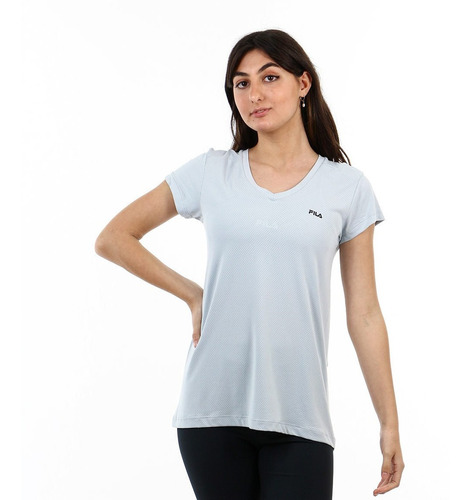 Remera De Mujer Fila Dots Ii - Light Grey