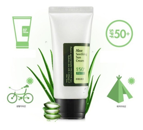 Bloqueador Protector Solar Aloe Vera Cosrx Cosmética Coreana