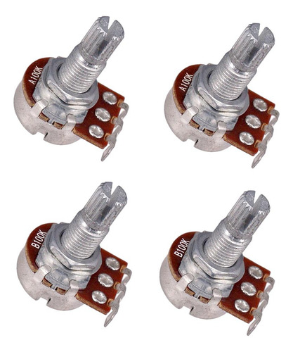 Potenciómetro De Guitarra Audio Pot 4 Piezas