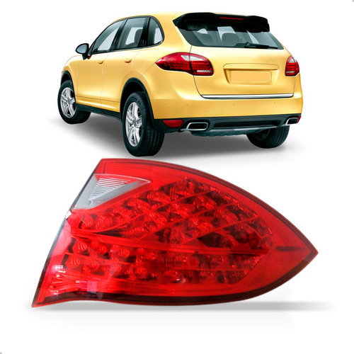 Lanterna Traseira Para Porsche Cayenne 2012 13 2014 Com Led