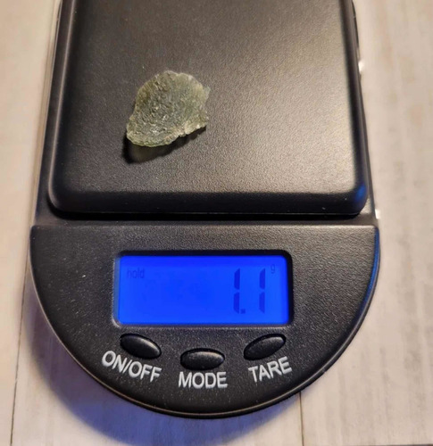 Autentica Moldavita, Sanacion, Reconexion,meditacion, Verde Oscuro