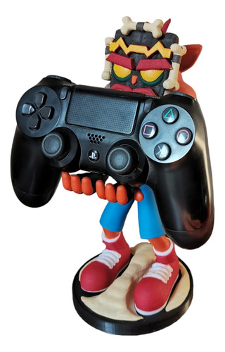 Combo Soportes Para Control O Celular Crash Bandicoot