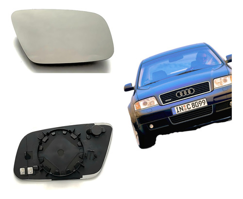 Luna Espejo Lateral Derecho Compatible Con Audi A6 1999-2005