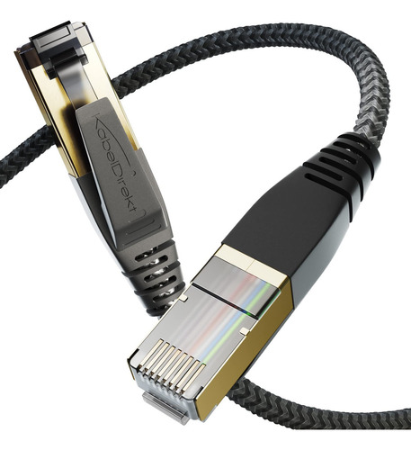 Cable Ethernet Cat8  5 Pies  Internet, Patch & Cable De Re