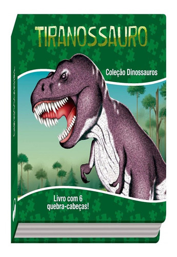 Quebra Cabeça Capa Almofadada Dinossauros - Tiranossauro