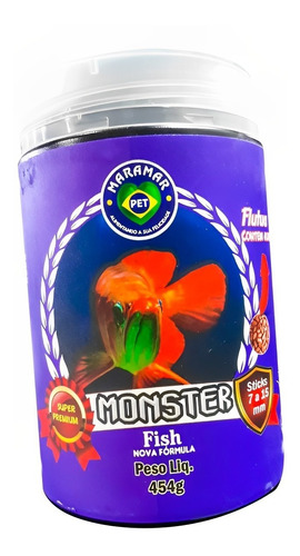 Ração Maramar Monster Fish 400g Sticks 20mm