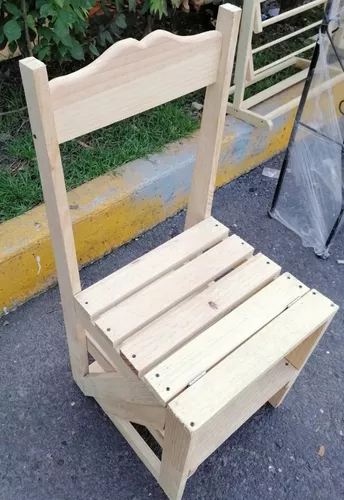 Silla Escalera Madera