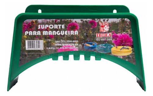 Suporte P/mangueira Pvc Verde Ibira