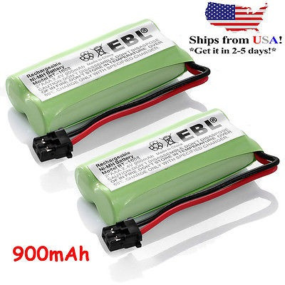 2 X 2.4v Inalámbrico Teléfono Batería Recambio Fr Uniden Bt-