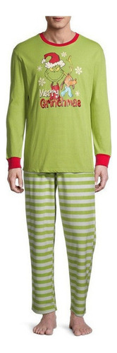 A Pijamas Familiares Navidad Pijamas Grinch Para Niños