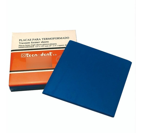 Lc-119 Placa Protector Bucal Azul 0.150 X 5 - Tecnodent