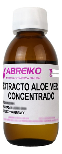 Extracto De Aloe Vera Concentrado 100 Gramos