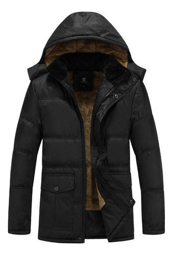 Chaqueta Polar Con Capucha Para La Nieve De Invierno Hombre