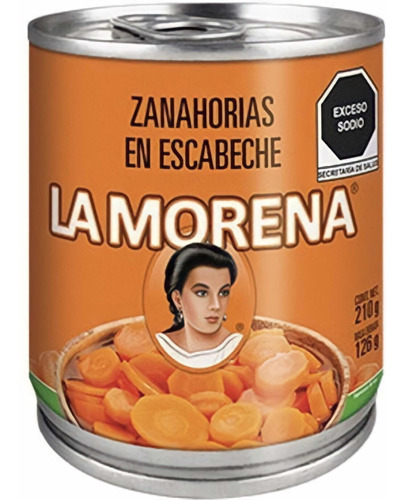 La Morena® Zanahorias En Escabeche 210g. | Casa México