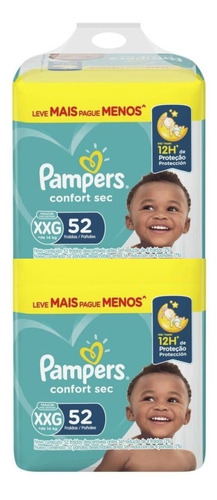 Pampers Comfort Sec Xxg X 104 Unidades