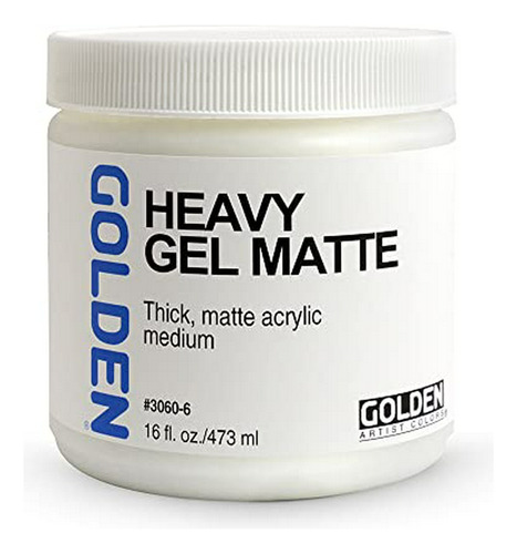 Art Paint - Golden Acryl Med Gel Pesado Mate De 16 Onzas