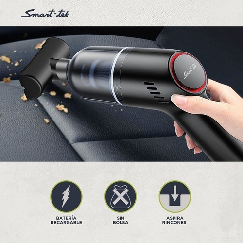 Imagen 3 de 10 de Aspiradora De Mano Inalámbrica Recargable Hv121 Ideal Auto