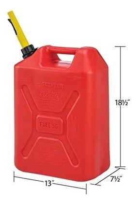 Imagen 2 de 6 de Bidón Para Gasolina De 20 Litros Scepter