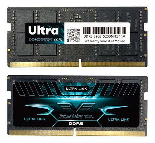 Memória Ram Notebook 32gb Ddr5 5200mhz Ultra Link Dominator