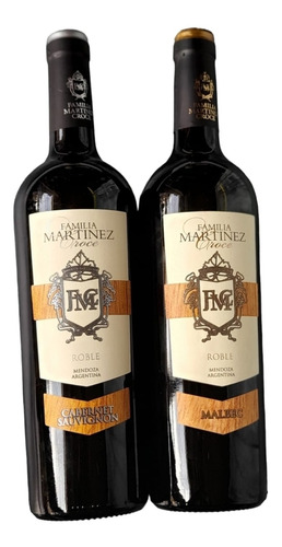 Vino Familia Martinez Croce Roble Malbec Y Cabernet