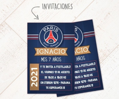 Kit Paris Saint Germain Neymar Messi Cristiano Futbol U139