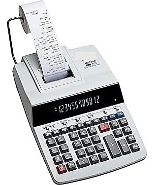 Calculadora De Mesa Canon Mp27dii, Branca