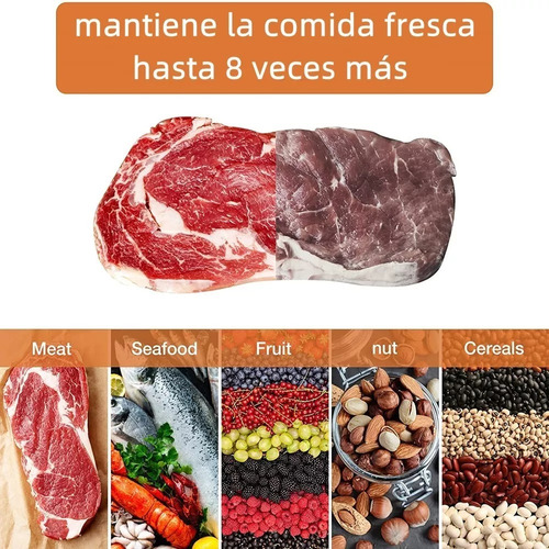 * Kit 6 Rollos Bolsas Alimentos Sellado Al Vacío 4 Tipos