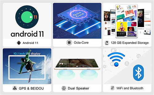Tablet Android Hd 10.1 De 4 Gb Y 64 Gb De Memoria Octa-core
